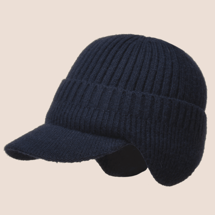 European and American Autumn and Winter Outdoor Warm Ear Protection Knitted Hat