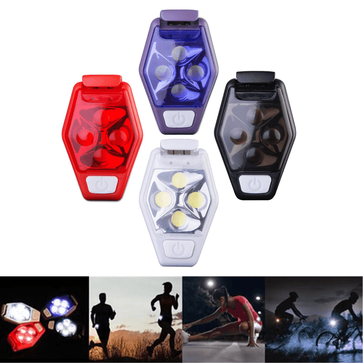 BIKIGHT Multi-Functional Outdoor Riding Tail Light IPX4 Woopower Running Arm Light Warning Light