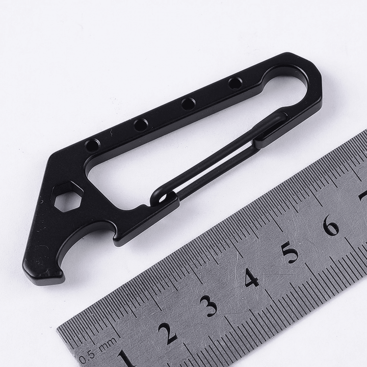 Multi Tools Carabiners Tactical Pocket Keychain Buckle Outdoor Camping Survival Travel Kits