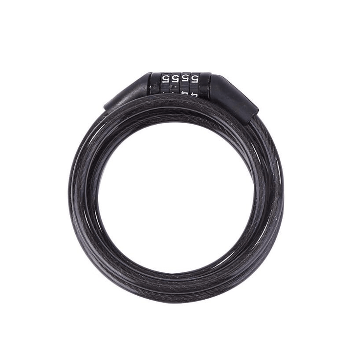 Bike Lock 4 Digit Code Combination Bicycle Security Lock Bike Chain Lock Security Reinforced anti Theft Cable Password Lock