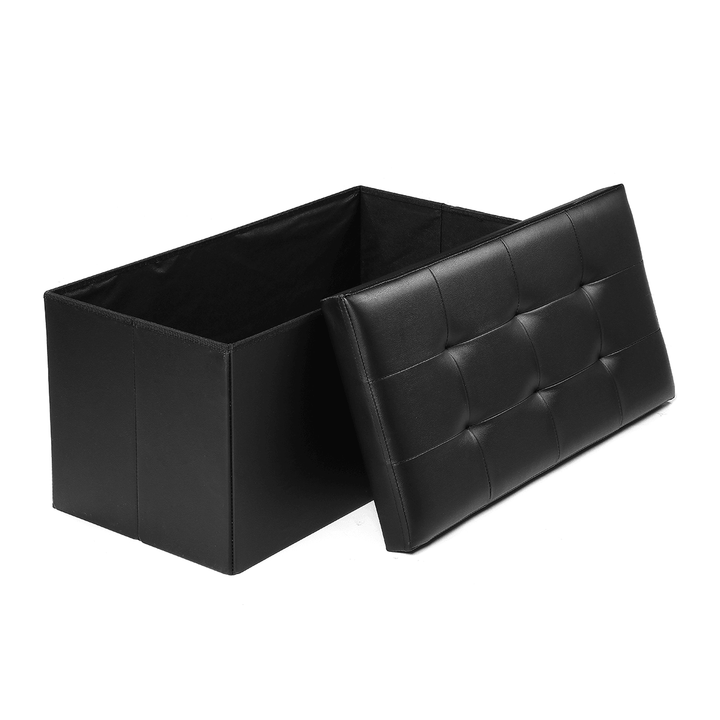 Multifunctional Storage Stool Leather Sofa Ottoman Bench Footrest Box Seat Footstool Square Chair Home Office Furniture