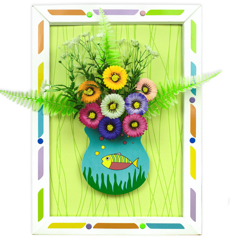 Handmade Button Bouquet Children'S Educational Toys