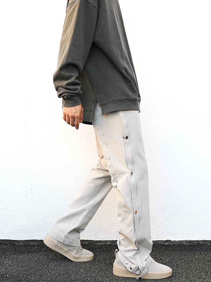 High Street Style All-Match Casual Pants Men