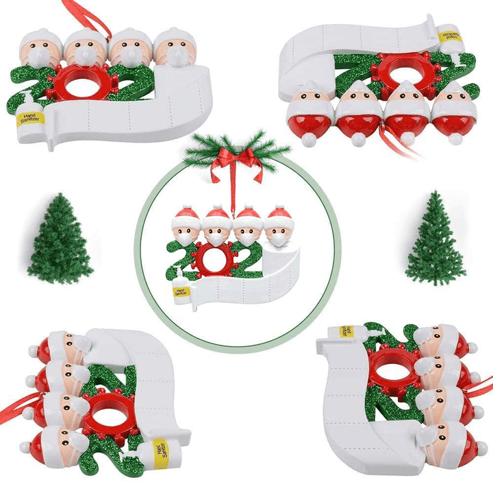 Xmas Family Santa Christmas Tree Hanging Family Ornament Decorations Gifts