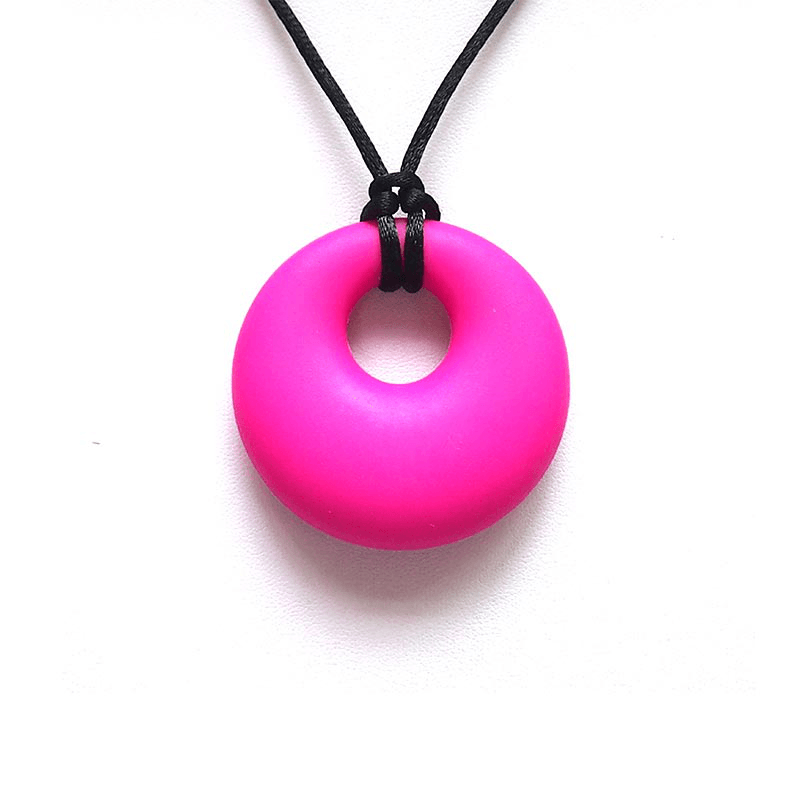 Vvcare BC-TN08 Silicone Teether Necklace Safe BPA Free Teething Pendant Stylish Jewelry