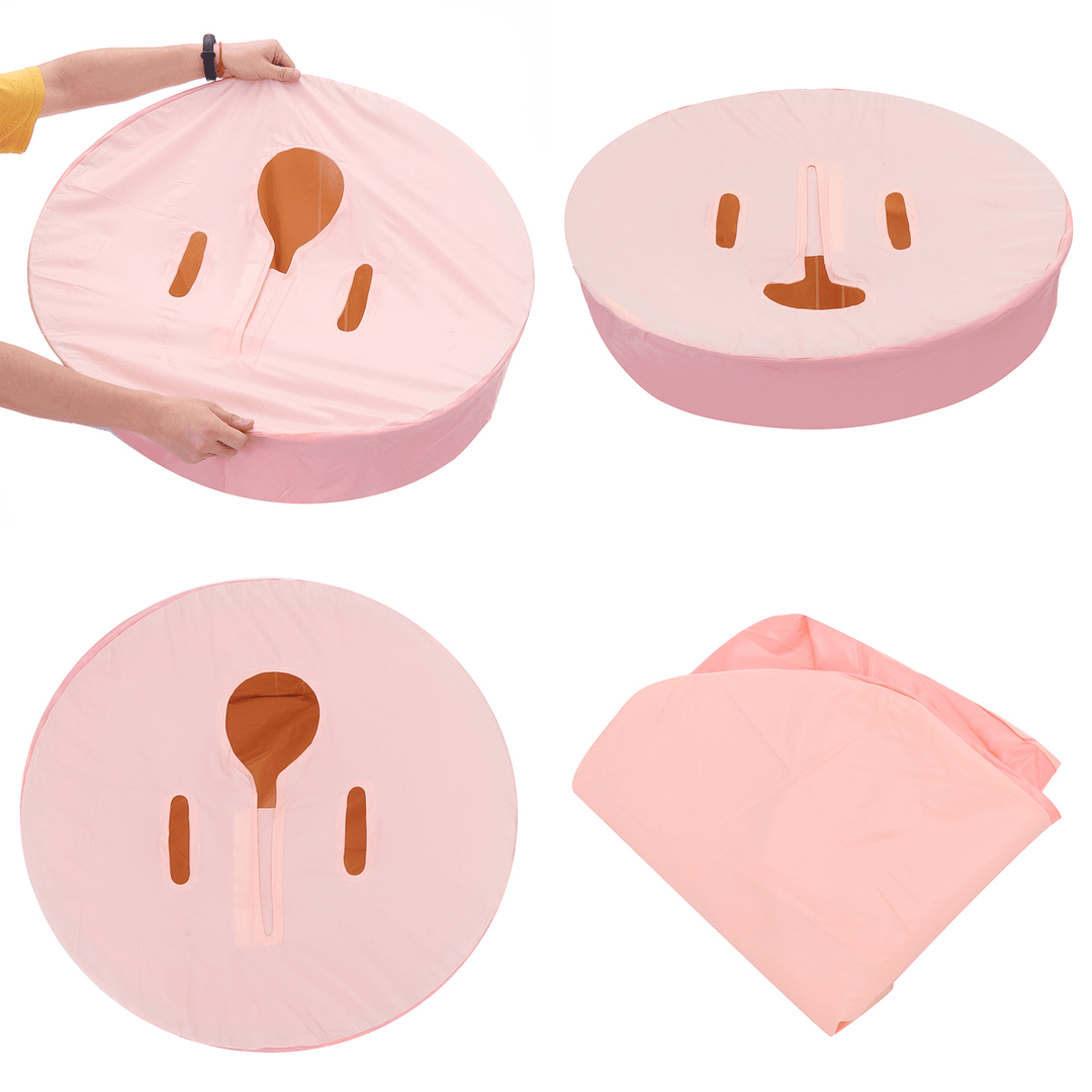 Miaowu BWG-1 70Cm Adult Folding Bath Barrel Insulation Cover for Bathroom-Pink