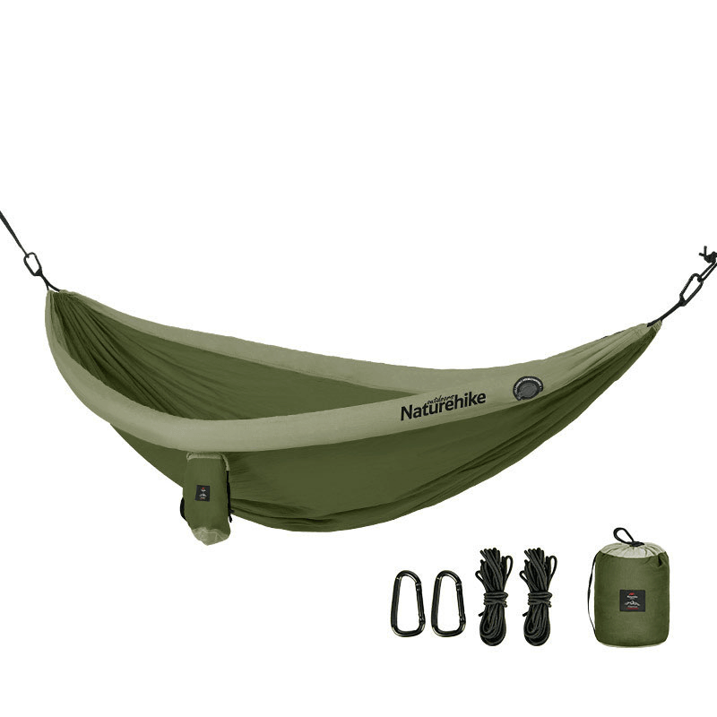 Naturehike Camping Hammock Ultralight Inflatable Swing Sleeping Bed Hanging Chair Max Load 200Kg Outdoor Travel - MRSLM