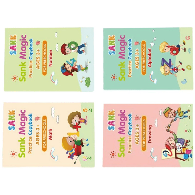 Full English Version of Calligraphy Stickers Children Copybook