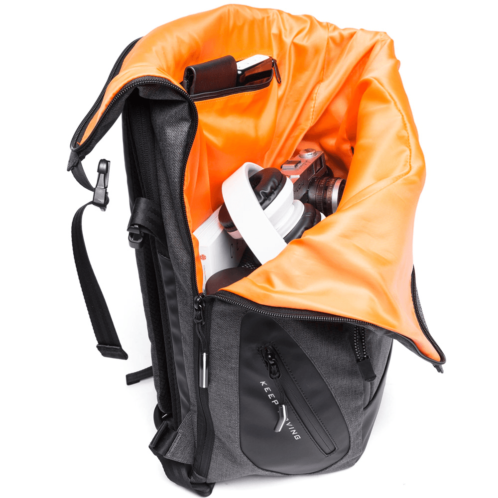 20-35L 16'' Extendable Unisex Outdoor Sport Rainproof Backpack High Capacity Storage Bag for Travel Climbing Hiking Fitness