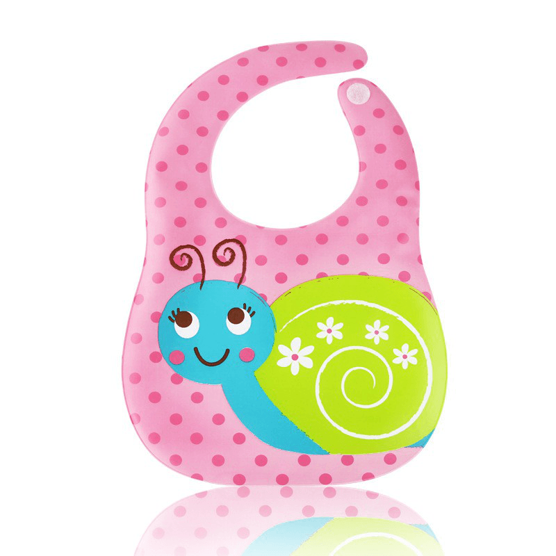 Baby Feeding Bib Waterproof Infant Bibs Soft Burp Colths EVA Eco-Friendly - MRSLM