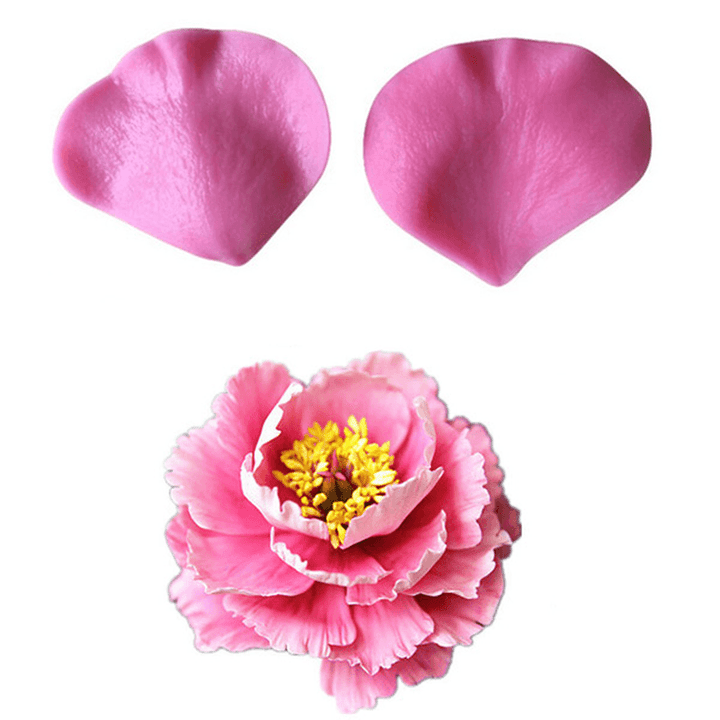 Petal Leaf Shaped Silicone Mold Cake Decoration Fondant Cake 3D Food Grade Silicone Mould