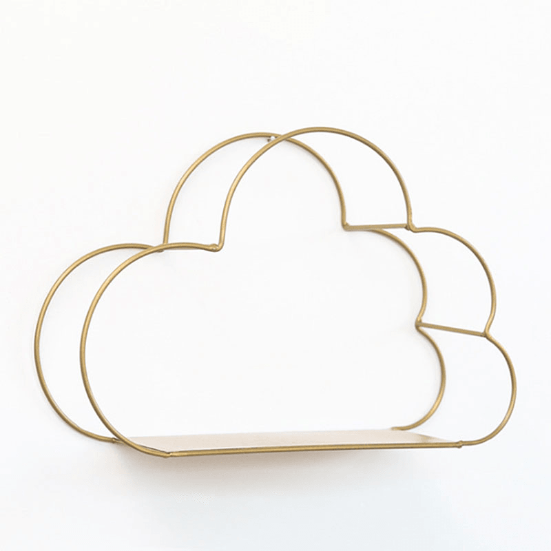 Multi-Function Storage Rack Wall Hanging Rack Cloud Shaped Floating Shelf Rack