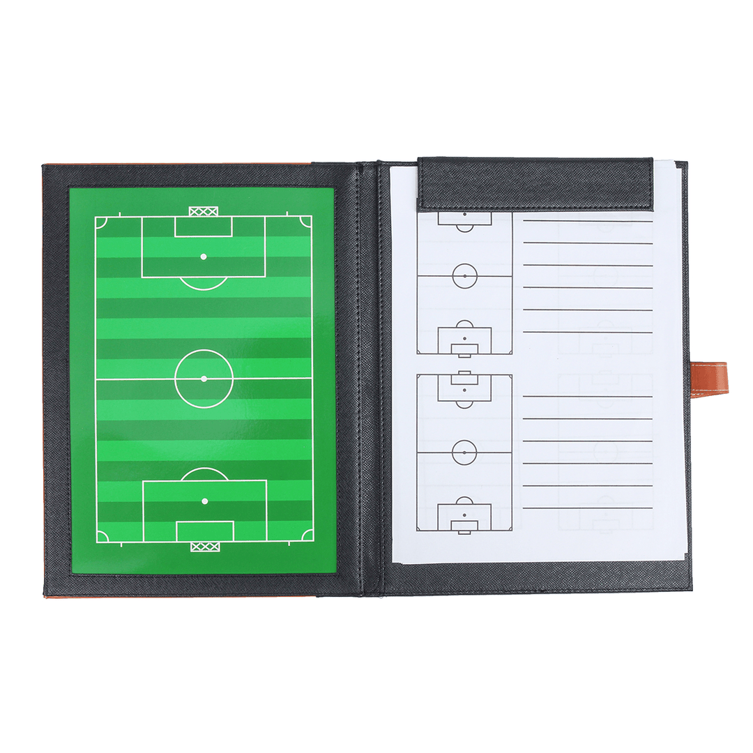 Magnetic Clipboard Football Tactic Board with Pen Coaches Training Guidance Tools Soccer Teaching Board Accessories