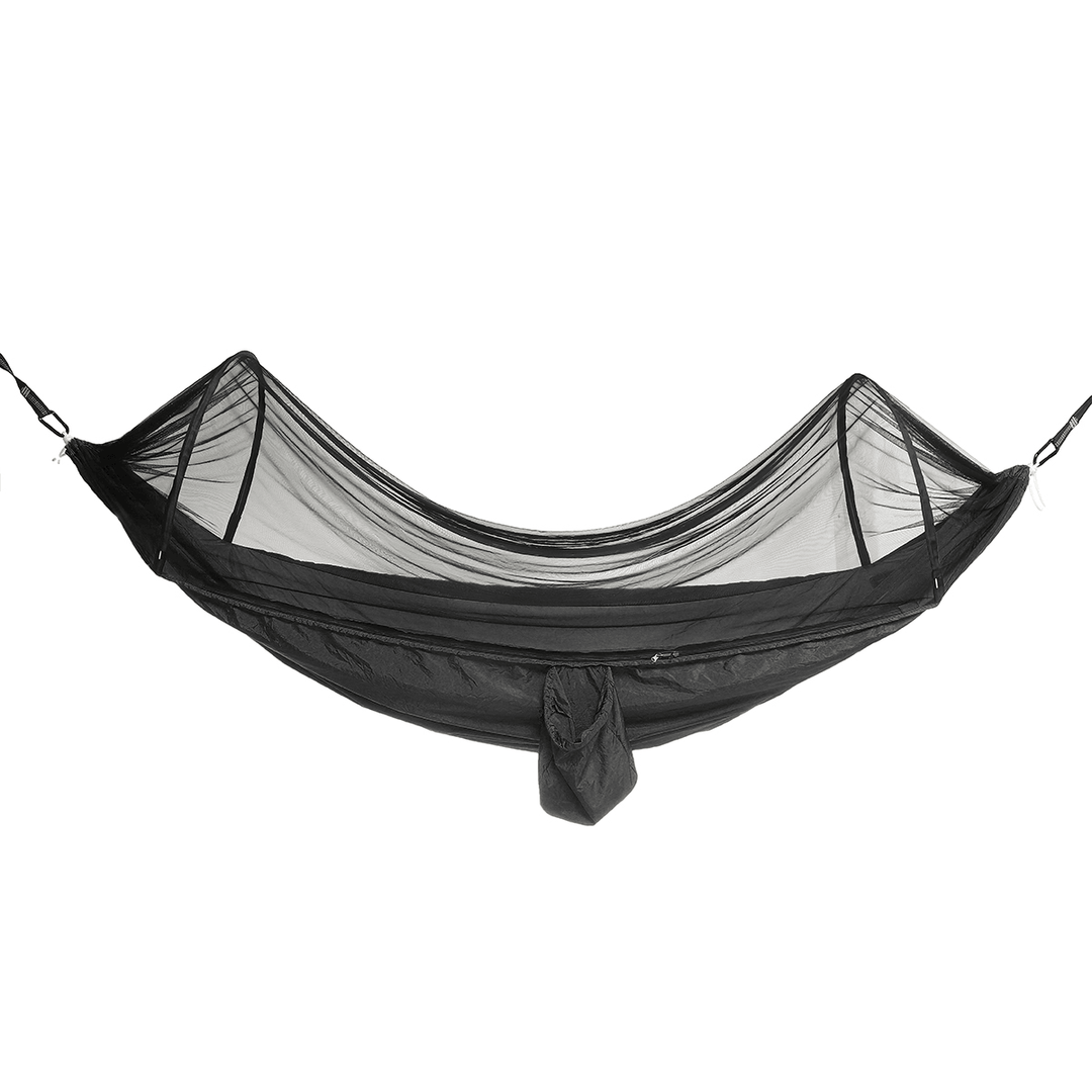 270*140Cm Automatic Quick Open Anti-Mosquito Hammock Mosquito Net Hammock Camping Outdoor with Tent Poles