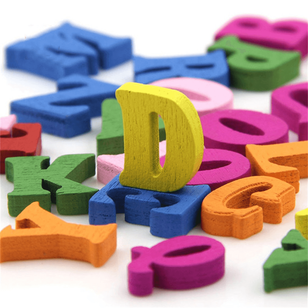 Holes Letters Mixed DIY Early Education Jigsaw Puzzle Game