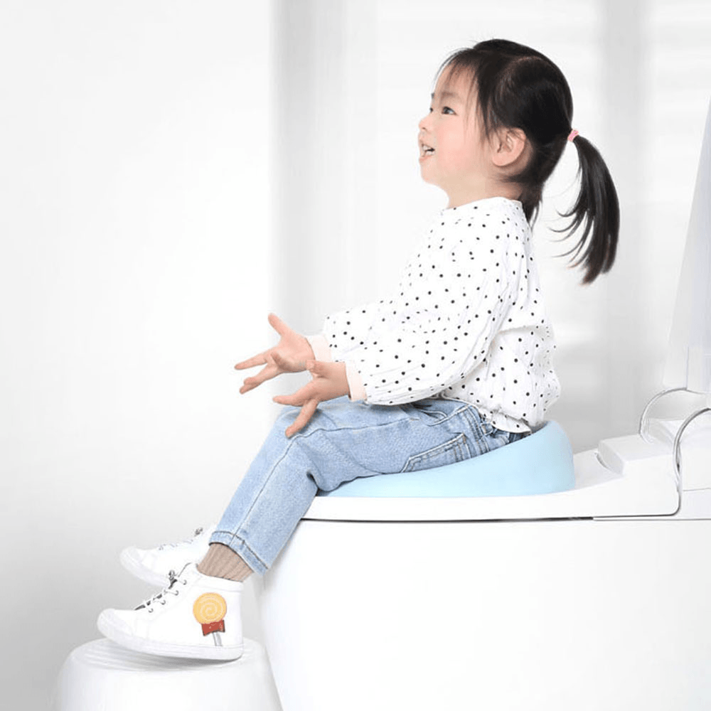 Qborn ZQ01JK Children'S Toilet Bowl Baby Toilet Training Seat Cute Potty Children'S Urine Pot Comfortable Portable High Stool Baby Potties from Xiaomi Youpin