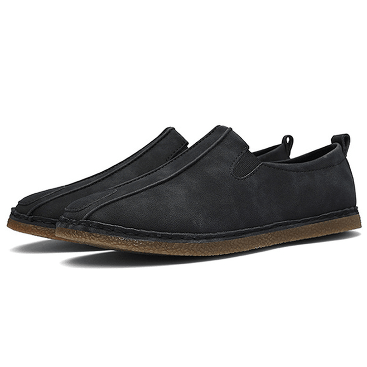 Men Comfortable Soft Sole Suede Loafers