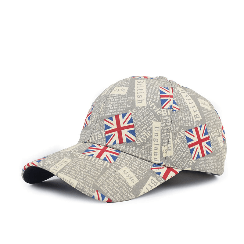 Alphabet Baseball Cap British Style Foreigner Casual