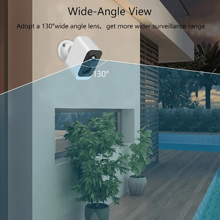 1080P WIFI Rechargeable Battery Powered Security Camera IP66 Waterproof Outdoor Camera Low Power Consumption 2-Way Audio Night Vision Indoor Home Security Camera Baby Monitor with Cloud Service