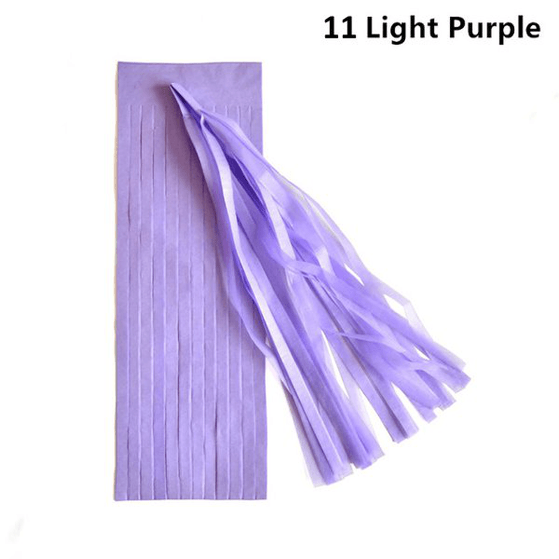 14 Inch Tissue Paper Tassel Garland Birthdays Party Decorations Event Gift Pack Balloon Accessoriess - MRSLM