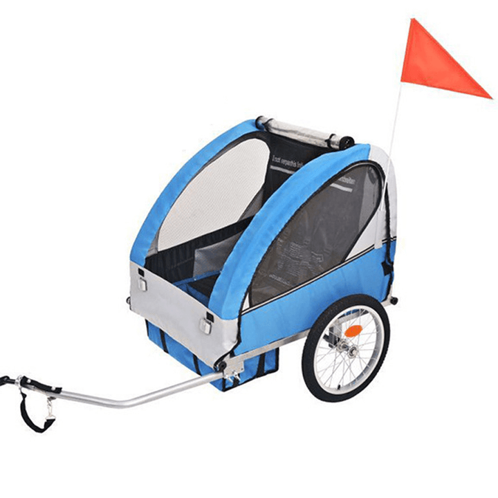 BIKIGHT 2-In-1 Children'S Bicycle Trailer Push Car Foldable Light Outdoor Travel Children Baby Car Children'S Gifts