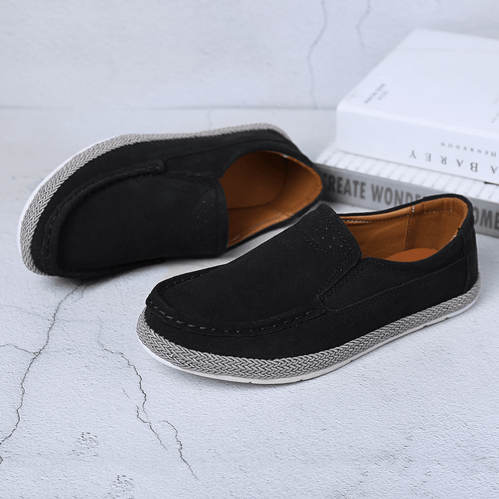 Women Comfy Wearable Solid Color Casual Slip on Flats