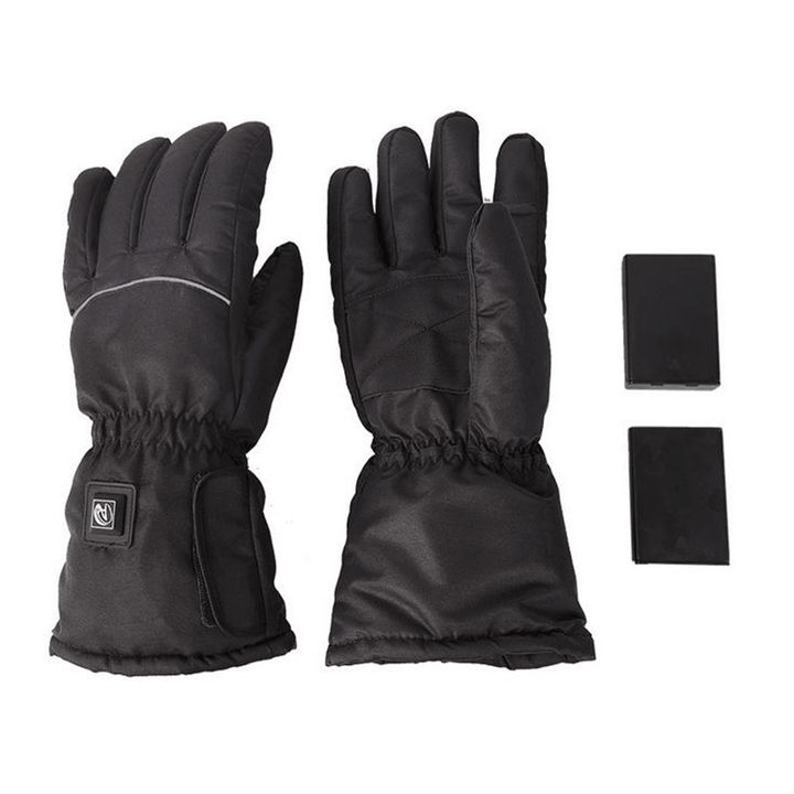 Winter Electric Heated Gloves Touch Screen 3 Model Adjust Thermal Hand Warmer Battery Powered Motorcycle Racing Skiing Gloves