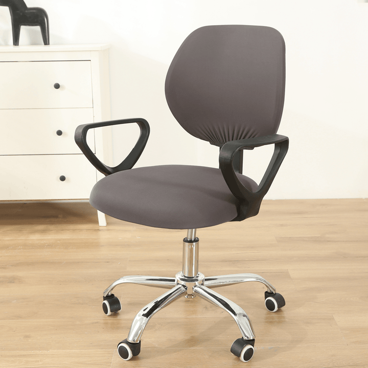 Elastic Swivel Computer Chair Seat Back Cover Office Armchair Decor Protector