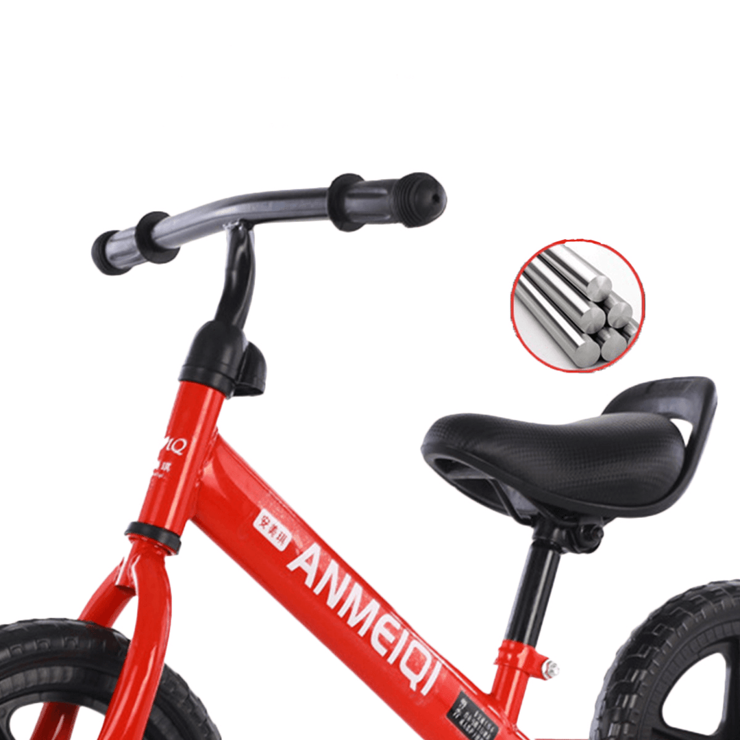 12 Inch 2 Wheel Kids No Pedal Balance Bike for Aged 1-6 Children Toddler Bicycle Balance Training Gifts BoysÔºÜGirls