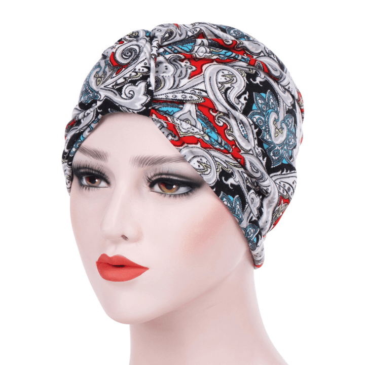 Women Summer Muslin Cotton Beanie Hat