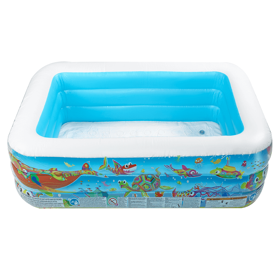 Inflatable Swimming Pool Family Childrens Kids Baby Large Water Rectangular