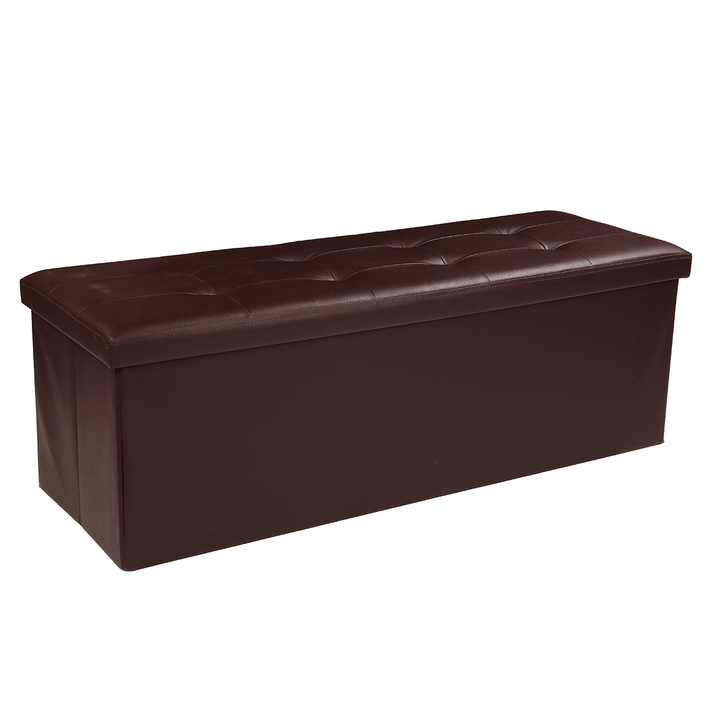 Multifunctional Storage Stool Leather Sofa Ottoman Bench Footrest Box Seat Footstool Square Chair Home Office Furniture