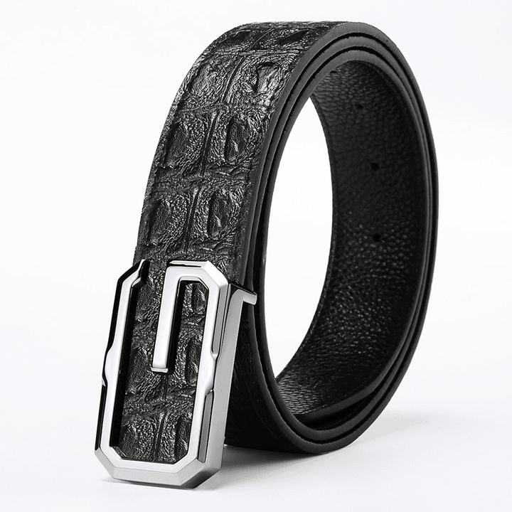 Men'S First Layer Cowhide Formal Belt