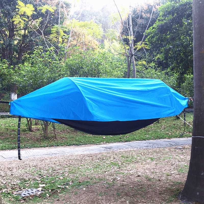 Multi-Functional Waterproof Windproof Tent with Insect Net Ultralight Hammock Aerial Tent Portable Outdoor Camping 270X140Cm