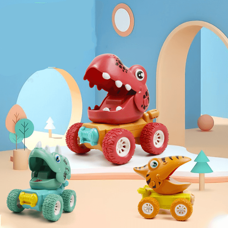 Dinosaur Push Car Sliding Animal Toy Car