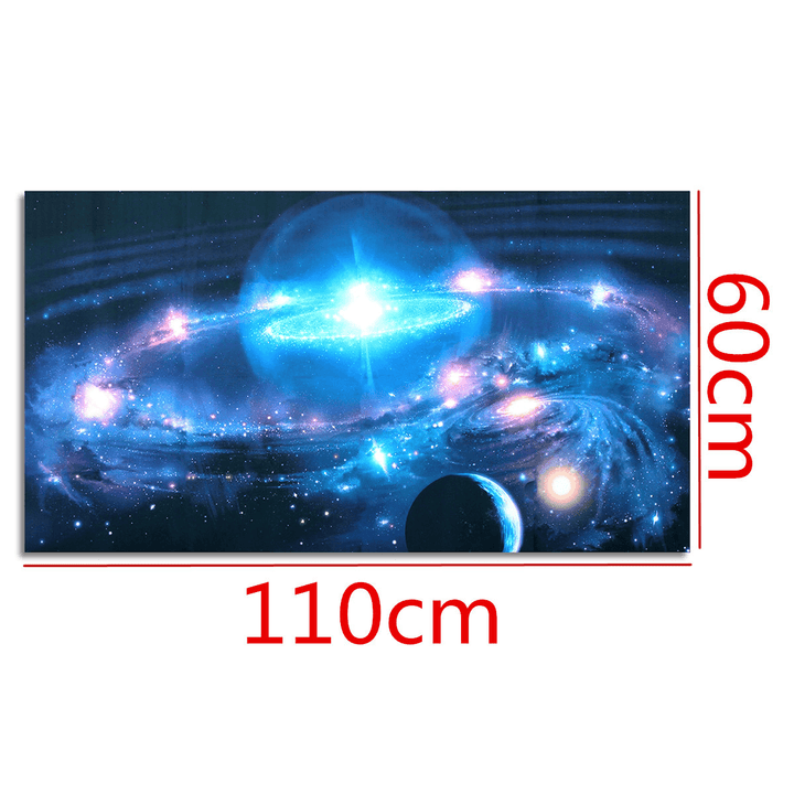 43*24 Inch Andromeda Galaxy Stars Universe Space Silk Poster Art Wall Home Decor Paints