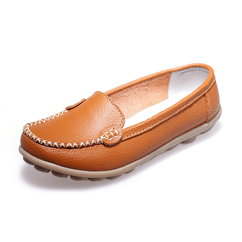 Women Casual Flats round Toe Loafers Soft Sole Slip on Flat Loafers