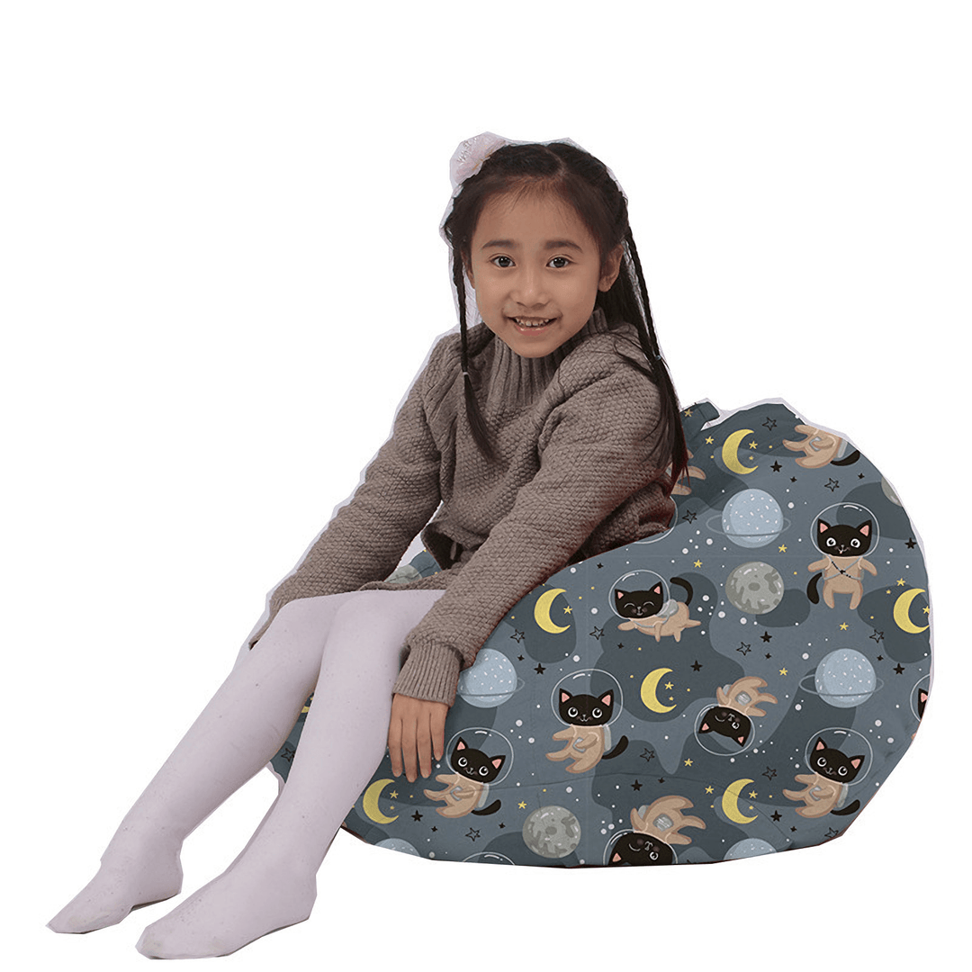 Child Sofa Seat Baby Sofa Bean Bag Chair Filling Storage Bean Bag Chair Small Cartoon Comfortable Light Simple Fashion