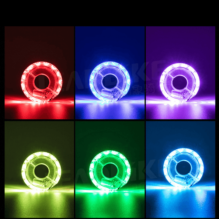 350Mah Bicycle Light Wheel Decoration Light Waterproof Outdoor Mountain Road Bike Riding Accessories