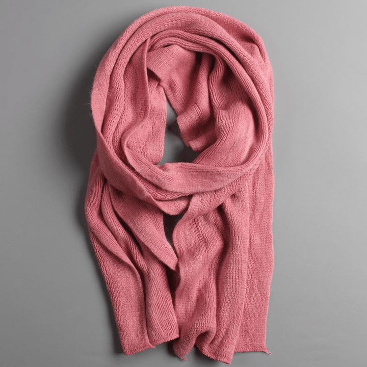 Fashionable Ladies Pure Color Warm Cashmere Scarf