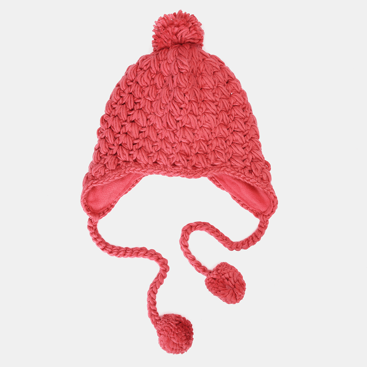 Women'S Beanie Solid Color Warm Knitted Hat Small Caps