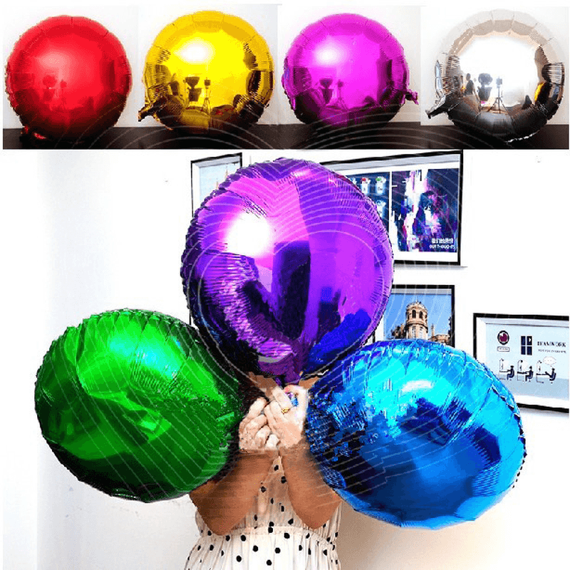 18Inch Foil Helium Balloons round Shape for Parties Celebration