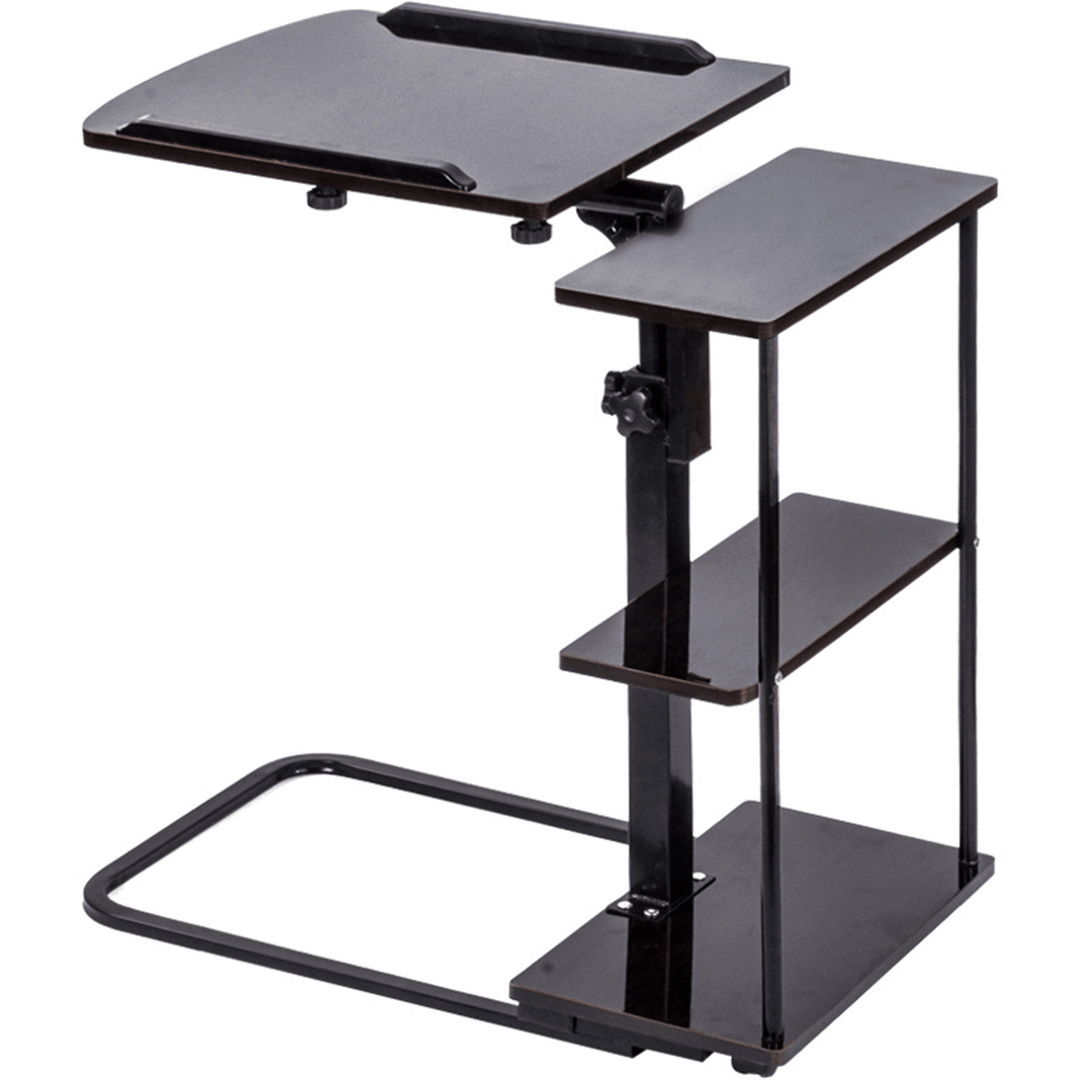 Laptop Desk Table Computer Tray Mobile Height Adjustable Home Bedside