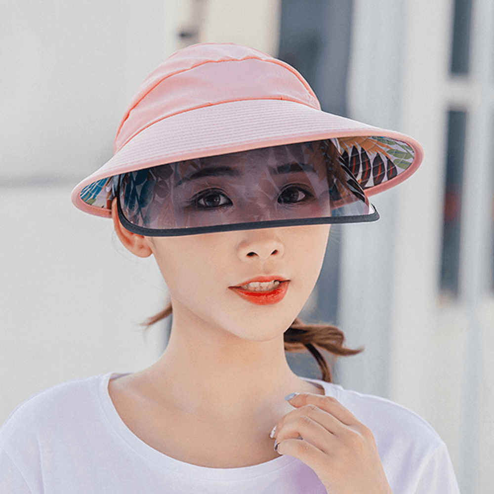 Women'S Sun Hat Anti-Uv Visor Anti-Fog Caps