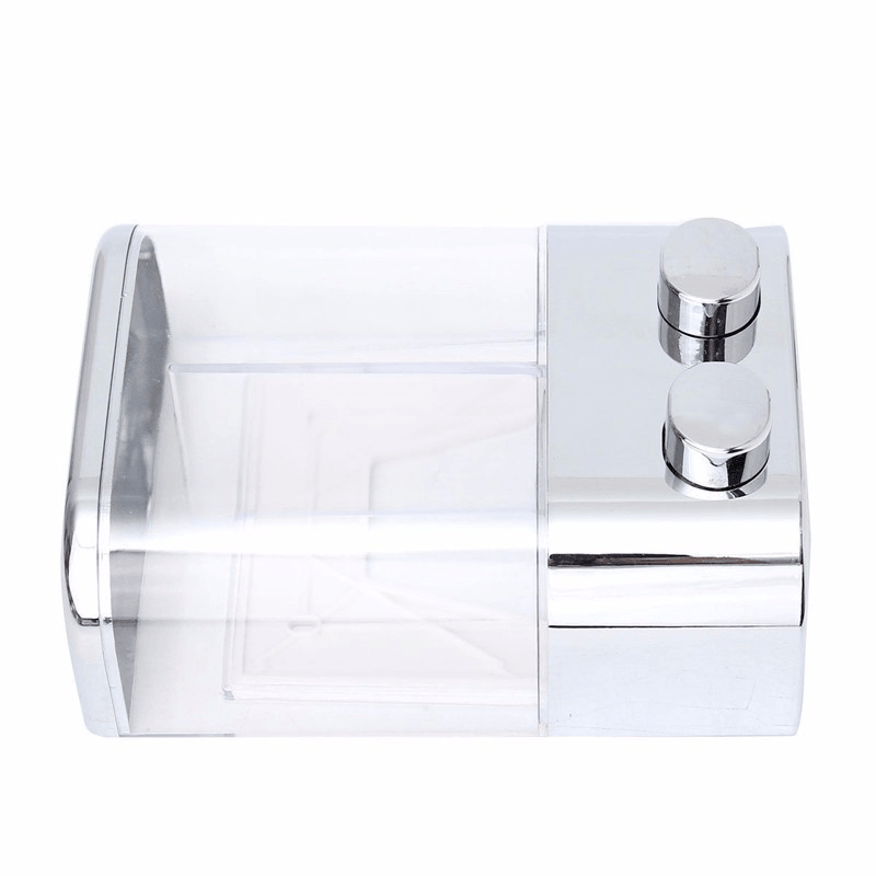 2 Pcs 400 Ml Wall Mount Push Type Liquid Shampoo Soap Dispenser Shower Gel Container Bathroom Home Kitchen Supplies