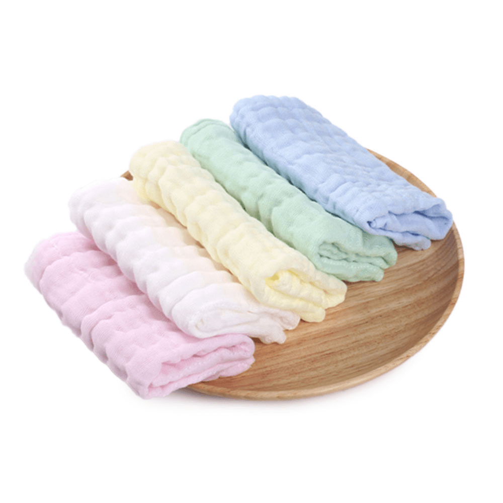 Bestkids Baby Cotton Baby Towel 5Pcs/Set Gauze Baby Small Square Small Towel Strong Water Absorption from Xiaomi Youpin from Xiaomi Youpin