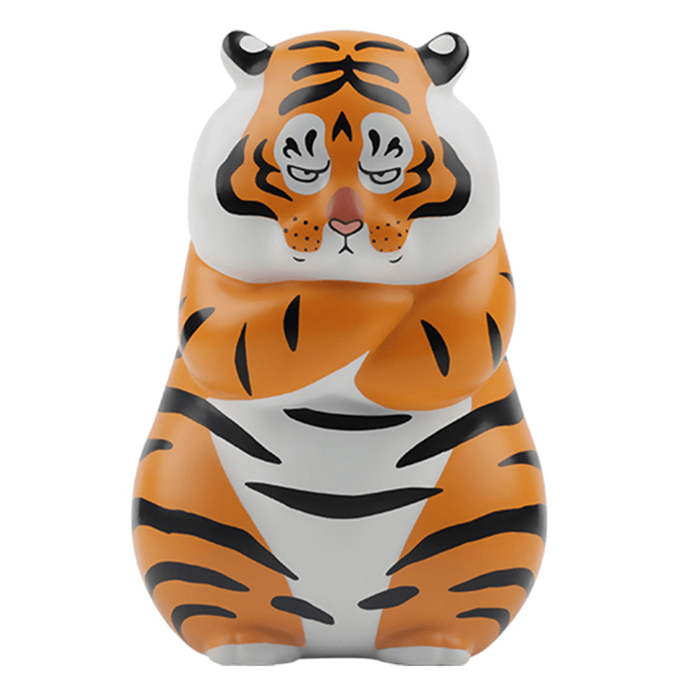 Fat Tiger Car Ornaments Cute Cartoon Little Tiger Car Doll Interior Decorations