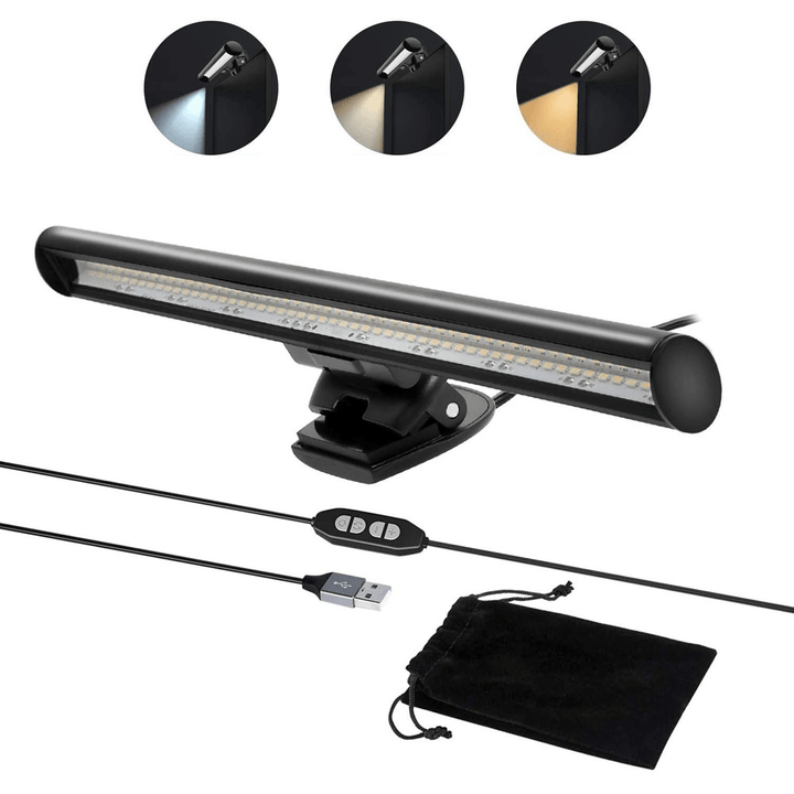 26CM LED Screen Light Bar Pro Screen Suspension Light with Controller Smart Game Light Eye Protection Desk Lamp