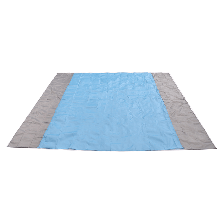 210X200Cm Picnic Blanket Oxford Foldable Beach Mat Waterproof Quick Drying Sand Proof Camping Blanket Outdoor Travel with Storage Bag