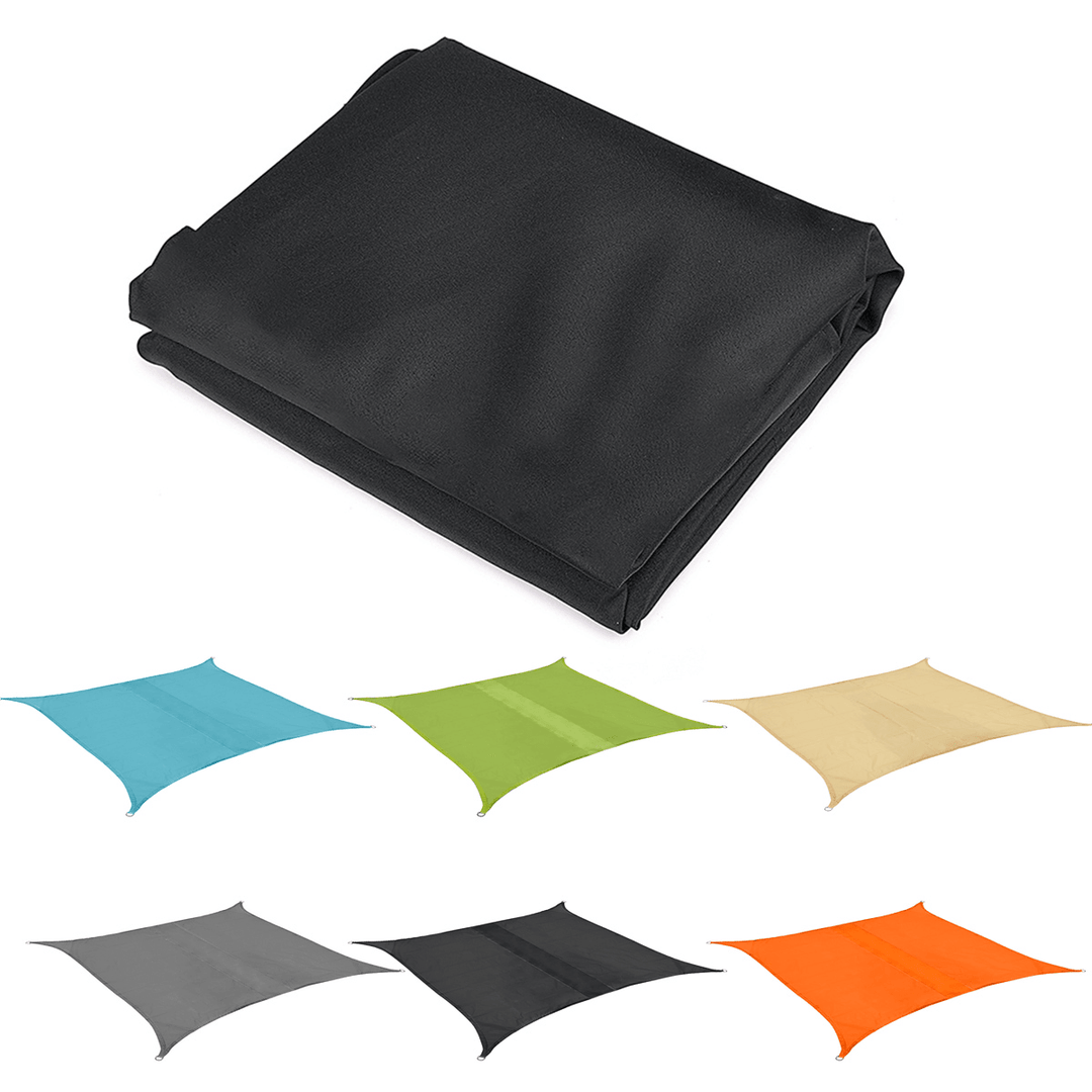 Sun Shade Sail Waterproof 420D Oxford Polyester Canopy Cover Awning Outdoor Garden Protection